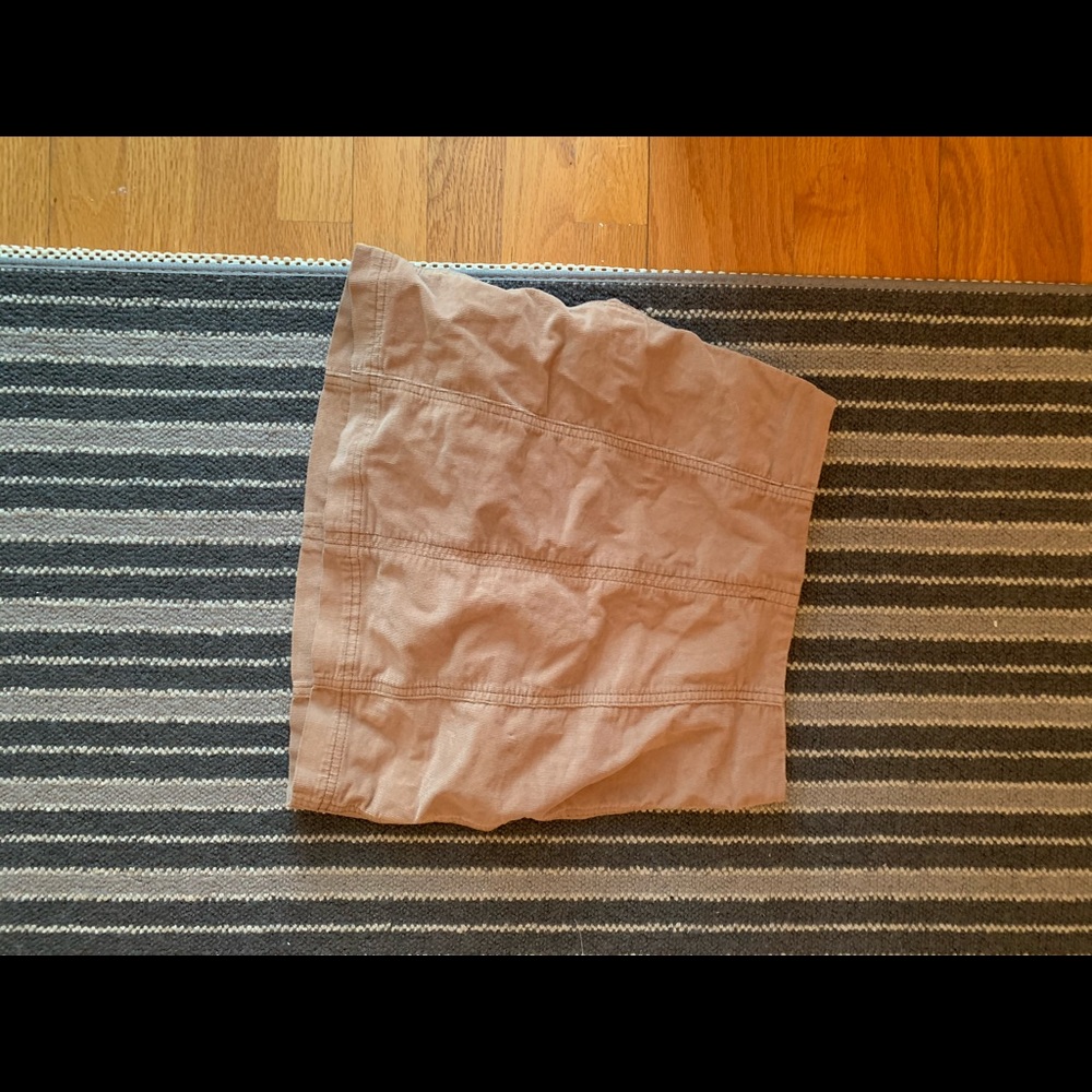 Tan corduroy high waisted Free People Skirt